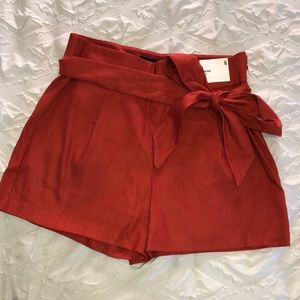 Express High Rise Shorts with belt